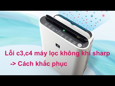 Các mã lỗi máy lọc không khí sharp và cách khắc phục