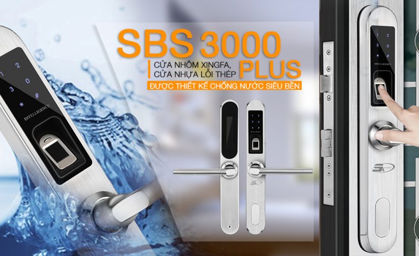 Khóa vân tay SBS3000 Plus - Khóa cao cấp