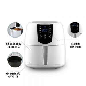 Nồi chiên không dầu Lock&Lock Jumbo Plus Air Fryer