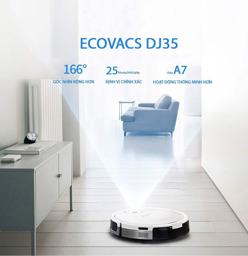 Robot hút bụi lau nhà ECOVACS DEEBOT DJ35 