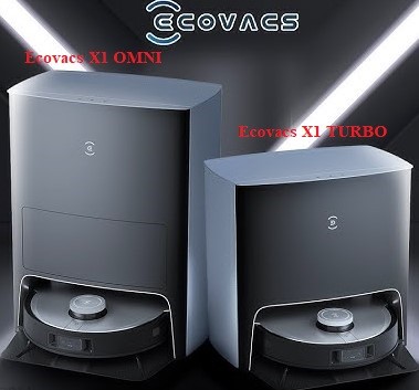 So sánh Ecovacs X1 OMNI và Ecovacs X1 TURBO